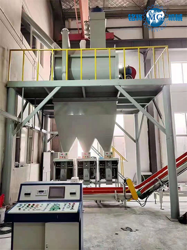 江苏张家港轻质石膏砂浆自动化生产线安装收尾！马上准备试机啦！