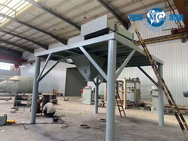 杭州萧山砂浆干混站项目安装现场