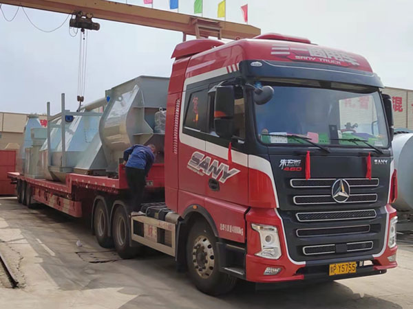 继续发货！干粉砂浆设备继续发往南京鳄鱼集团